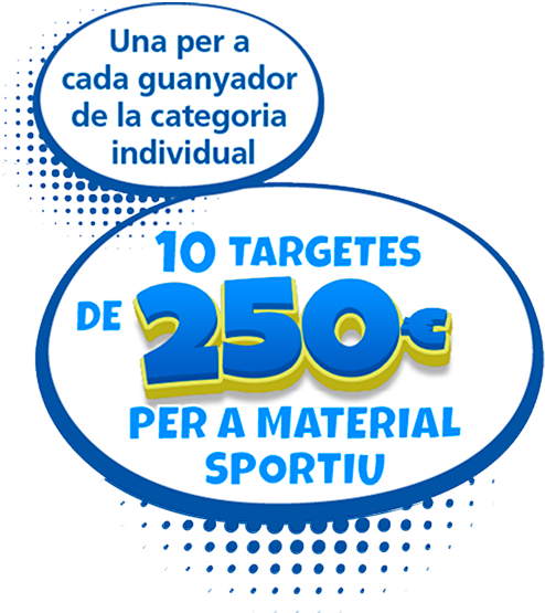 Premio para los ganadores de la categoría individual